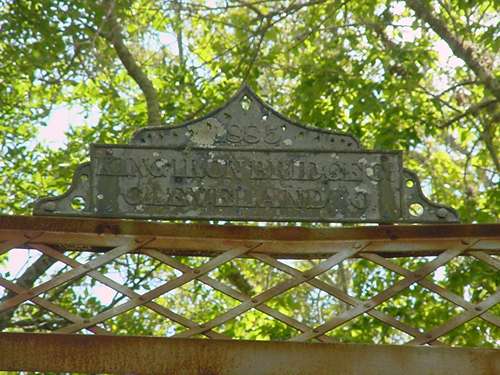 Dubina TX Piano bridge 1885 nameplate