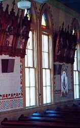 Dubina painted church interior