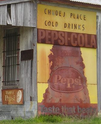 Engle TX - Pepsi -Cola Ghost Sign