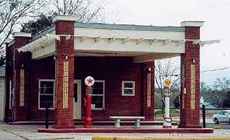 old gas station