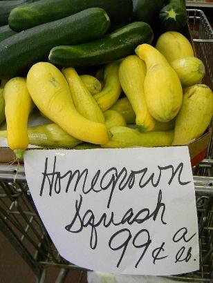 Fayetteville TX - Jerry's Store Homegrown Squash