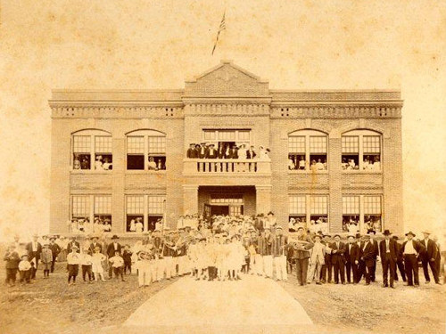Fayetteville TX - Fayetteville School vintage photo