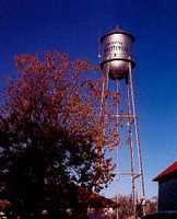 Fayetteville Texas watertower
