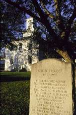 Fayetteville sewage marker