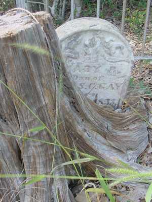 Gay Hill Cemetery Gay family tombstone Texas 