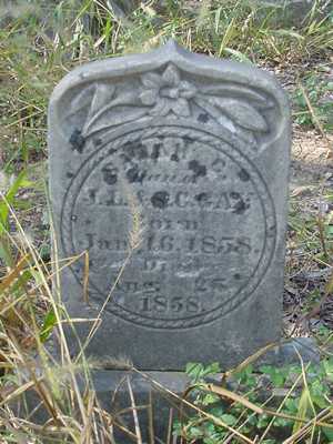 Gay Hill Cemetery Infants Tombstone Texas