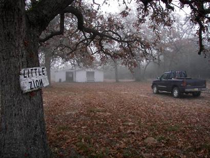 Closed Little Zion Church NE of Harwood Tx 