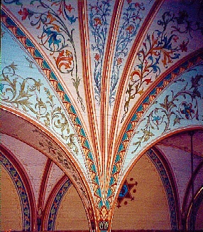 High Hill TX - Painted church ceiling