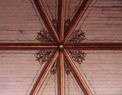 High Hill TX - painted ceiling