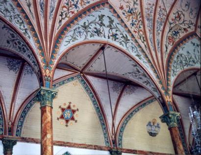 High Hill Texas St Marys Catholic Church  Painted Ceiling