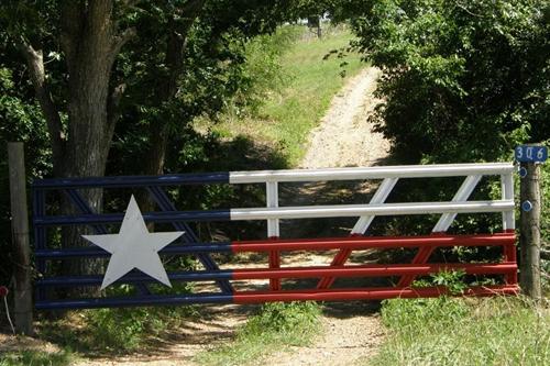 Holman Texas Flag Gate