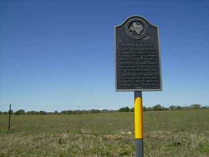 Hopkinsville Tx Historical Marker