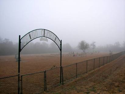 Jeddo Tx - Foggy Jeddo Cemetery