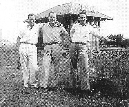 Depot at Kirtley, TX; Charles, A.F. & Edwin Miller, circa 1950 