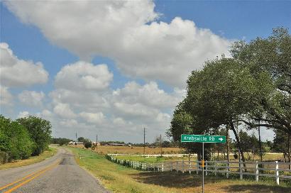 TX - Krebsville  road sign