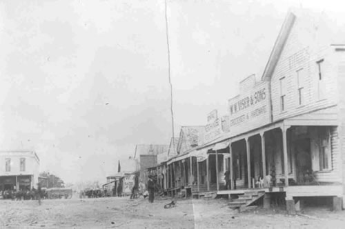 Madisonville TX Town Square 1887