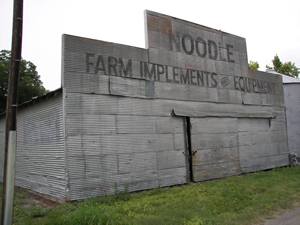 Martindale Texas Farm Implements and Equipments store sign
