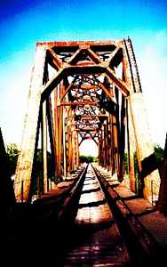 McQueeney, Texas 1899 railroad bridge, 