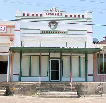 Baur Building downtown Moulton Texas