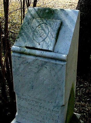 Washington County TX - Mt Zion Cemetery Dorothy Hoffmann tombstone with book