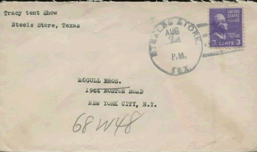 Steeles Store TX postmark