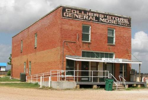 Mumford Texas post office and store