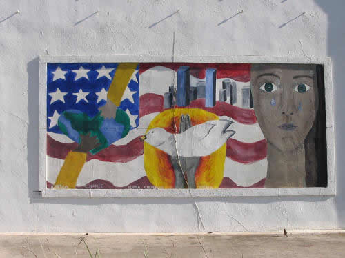 Nixon, Texas American Flag Mural 