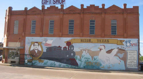 Nixon, Texas town mural 