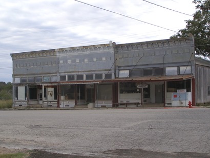 Nordheim TX downtown buildings
