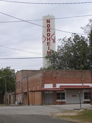 Nordheim TX water tower