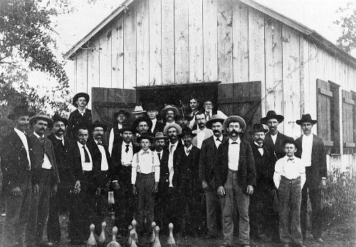 Ottine, Texas 1890s nin-pin bowling league