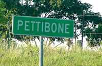 Pettibone, Texas sign