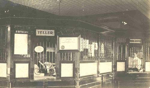 Texas - Rock Island  Bank Interior