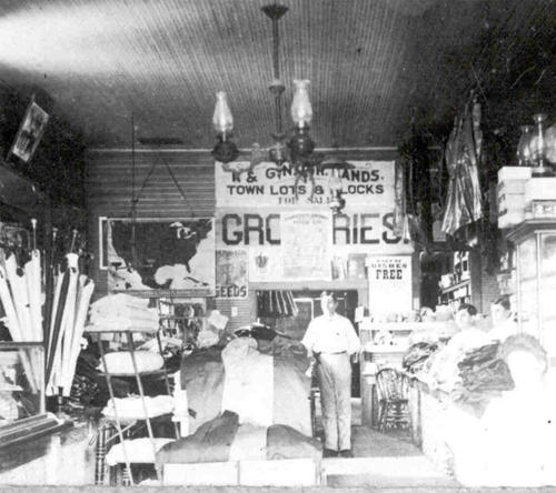 Rock Island Texas Hezekiah S. Lundy's Store Interior 