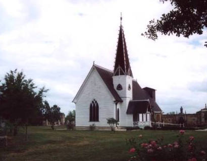 Edythe Bates Chapel in Festival Hill, formerly Travis Street Methodist Church of LaGrange