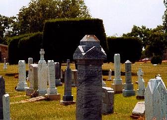 wendish tombstones and trees