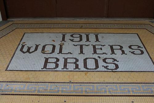 Shiner Texas 1911 Walters Bros tilework