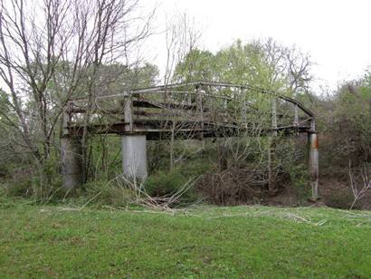 Soda Springs TX - Caldwell County  Lenticular Bridge over Plum Creek On CR130