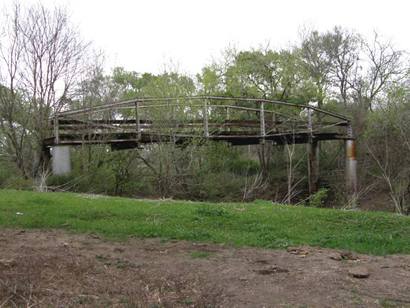 Soda Springs TX - Caldwell County  Lenticular Bridge over Plum Creek On CR130