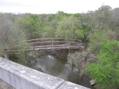 Soda Springs TX - Caldwell County  Lenticular Bridge over Plum Creek On CR130