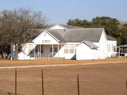 TX - Lavaca County, St. Mary's Parish Hall 