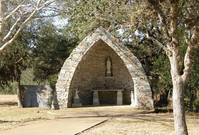 Lavaca County TX - St. Mary's Catholic Church niche