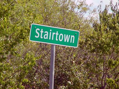 Stairtown Texas - Stairtown Texas Sign 