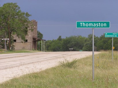 Thomaston TX sign