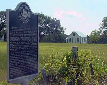 Velehrad School Marker, Texas