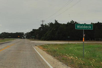 TX - Waldeck Sign