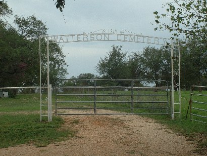 Bastrop County TX Watterson  Cemetery