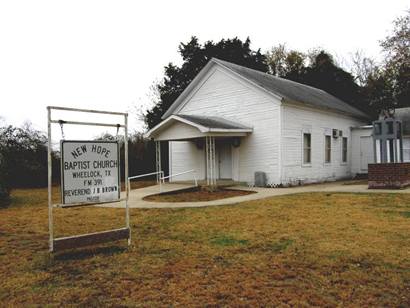 Wheelock, Texas.