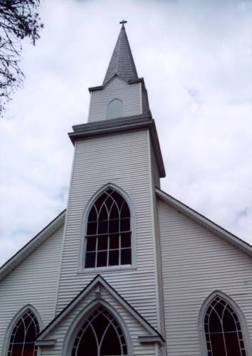 Winchester TX - Winchester St. Michaels Lutheran Church steeple