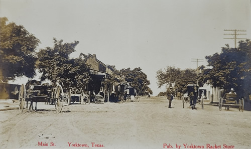  Yorktown  Texas Main Street old photo